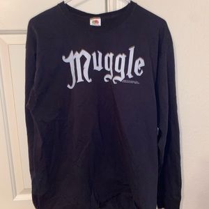 Harry Potter Muggle Long Sleeve T Shirt